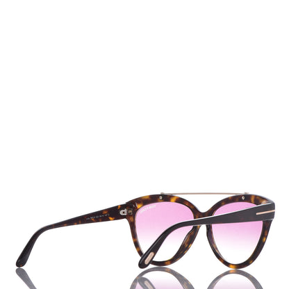 Tom Ford Livia Cat Eye Sunglasses TF518 Tortoise 4 of 8