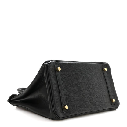 Hermes Togo BIRKIN 30 Black 4 of 10