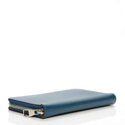 Louis Vuitton Epi Zippy Organizer Wallet Cyan 4 of 8