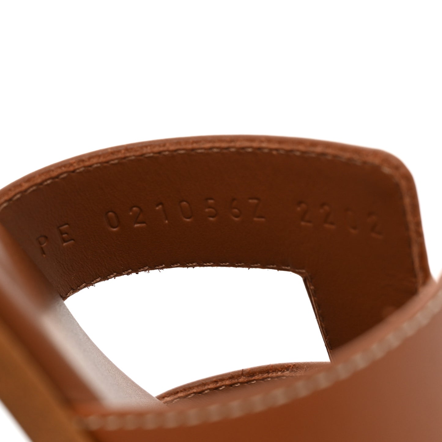 Box Calfskin Oran Sandals 37 Gold
