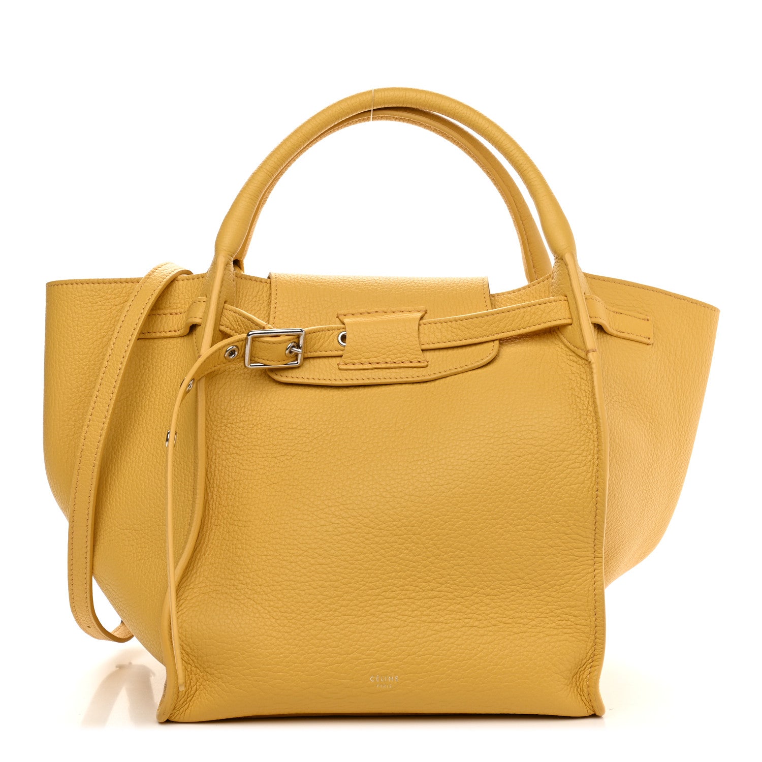 Celine Supple Grained Calfskin Small Big Bag Sunflower 1 of 10