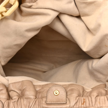 Louis Vuitton Lambskin Olympe Stratus GM Beige 5 of 14