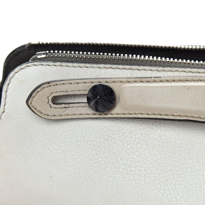 Fendi Vitello Dolce Bird of Paradise Embroidered Medium By The Way Boston Bag White Ice Multicolor 13 of 23