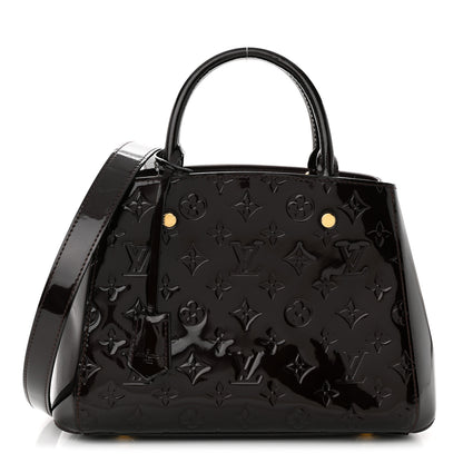 Louis Vuitton Vernis Montaigne BB Amarante 1 of 10