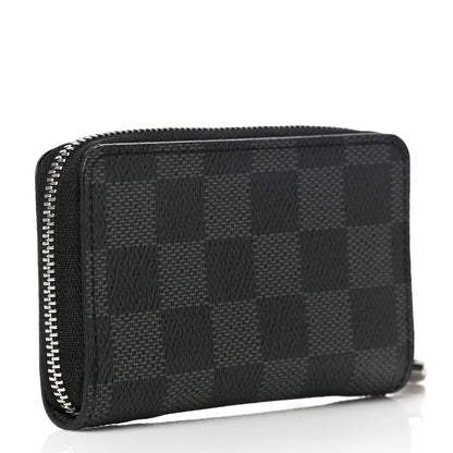 Louis Vuitton Damier Graphite Zippy Coin Purse Vertical 3 of 12