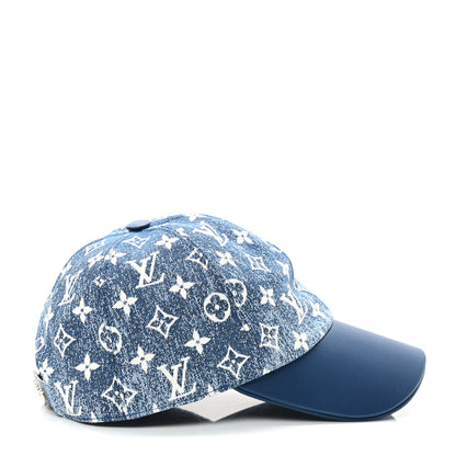 Louis Vuitton Monogram Jacquard Cap M Blue 5 of 9