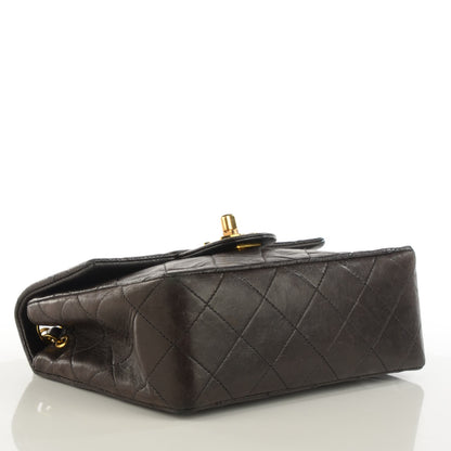 Chanel Lambskin Quilted Mini Square Flap Brown 4 of 11