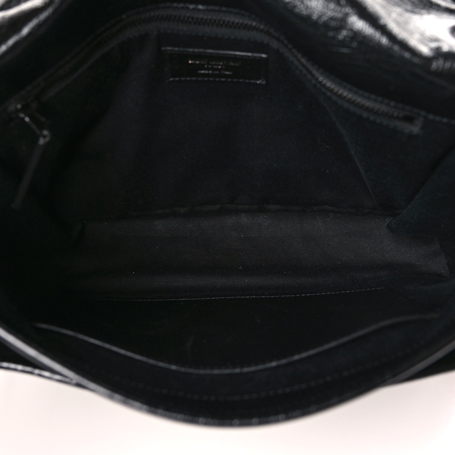Saint Laurent Crinkled Calfskin Matelasse Monogram Medium Niki Chain Satchel Black 5 of 8