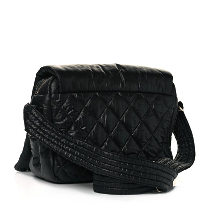 Chanel Nylon Small Coco Cocoon Messenger Bag Black 3 of 11