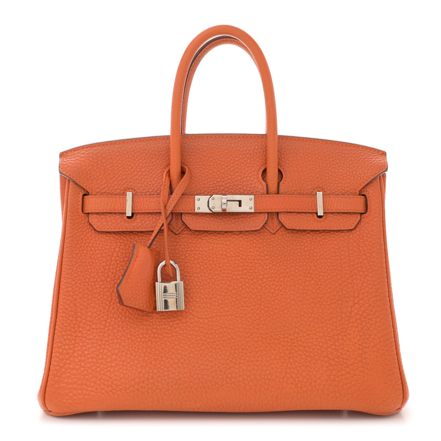 Hermes Togo Birkin 25 Orange 1 of 15