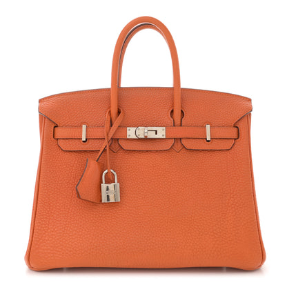 Hermes Togo Birkin 25 Orange 1 of 15