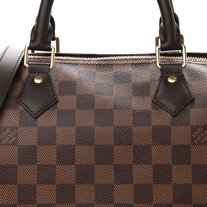 Louis Vuitton Damier Ebene Speedy Bandouliere 30 6 of 9