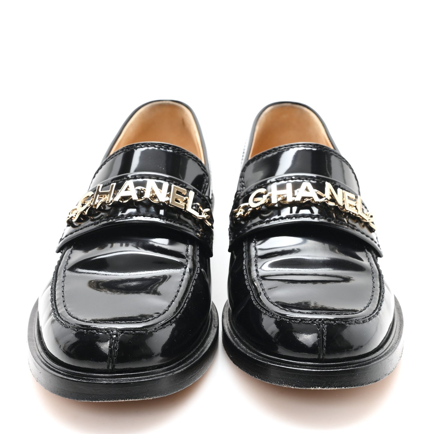 Velvet Metal CC Loafers 38 Black