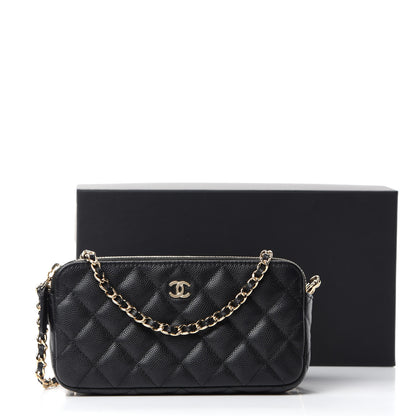 Chanel Caviar Quilted Small Clutch With Chain Black 12 of 12