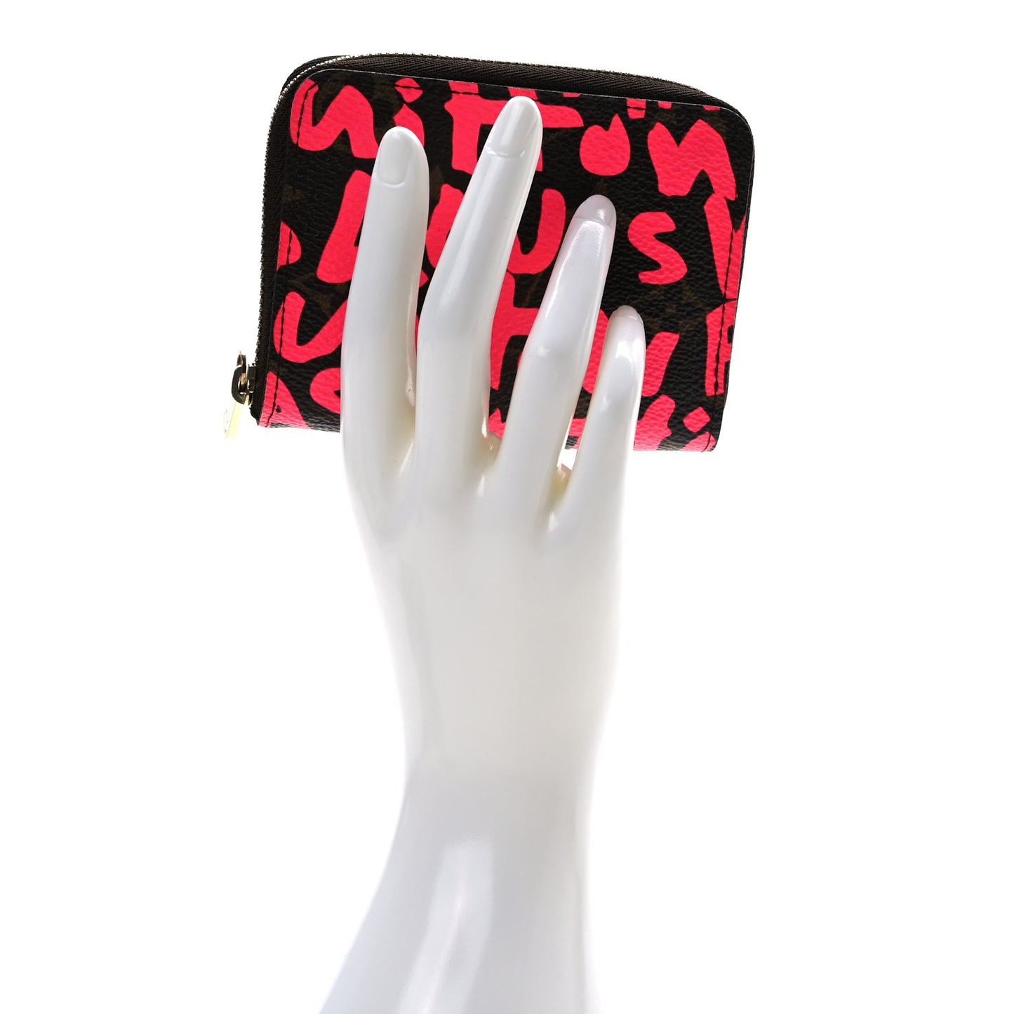 Monogram Graffiti Zippy Coin Purse Fuchsia