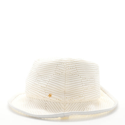 Gucci Cotton Crochet GG Monogram Bucket Hat S White 4 of 8