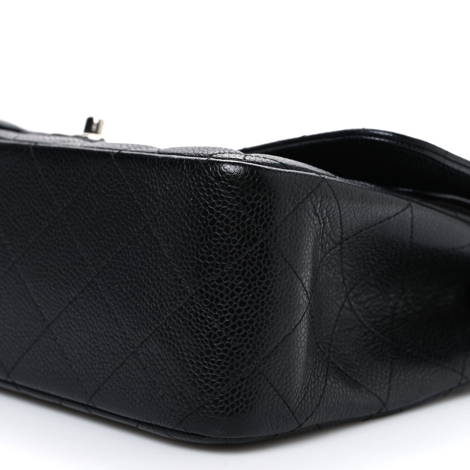 Chanel Caviar Quilted Jumbo Double Flap Black 10 of 10