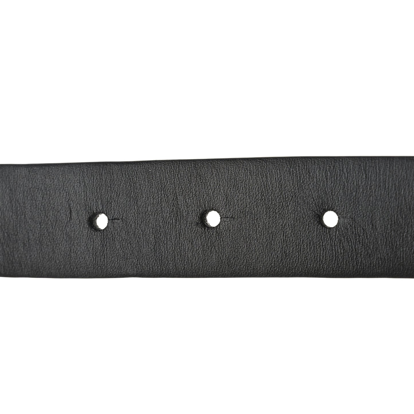 Calfskin Pearl Crystal CC Belt 80 32 Black