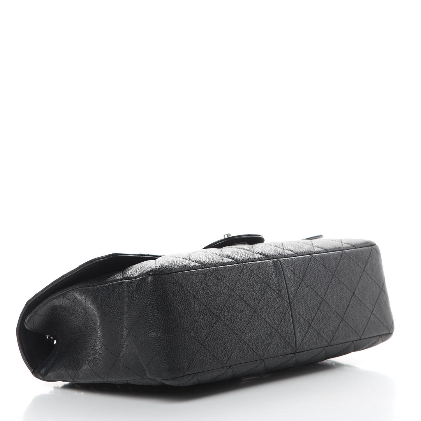 Caviar Quilted Jumbo Single Flap Black