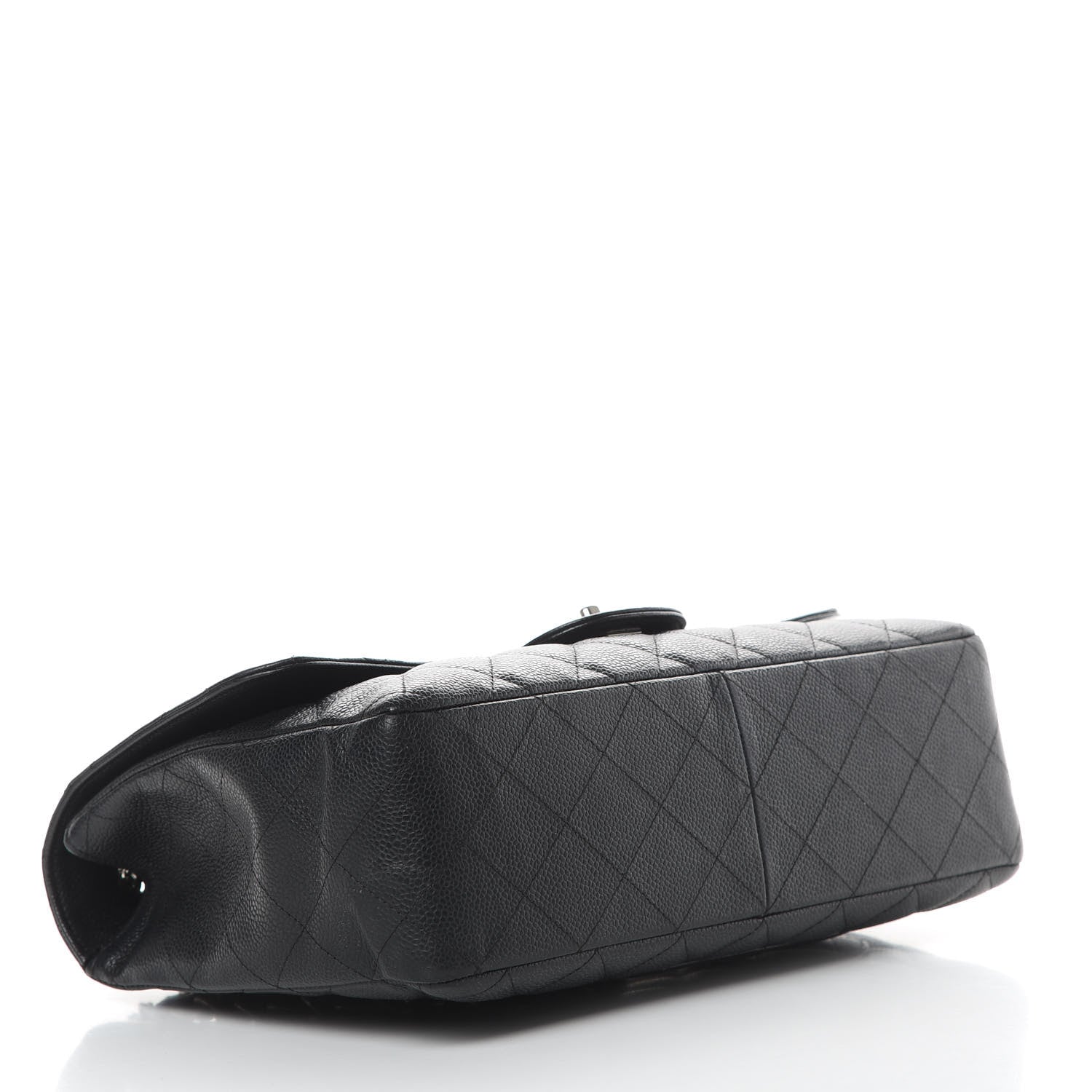 Chanel Caviar Quilted Jumbo Single Flap Black 4 of 13