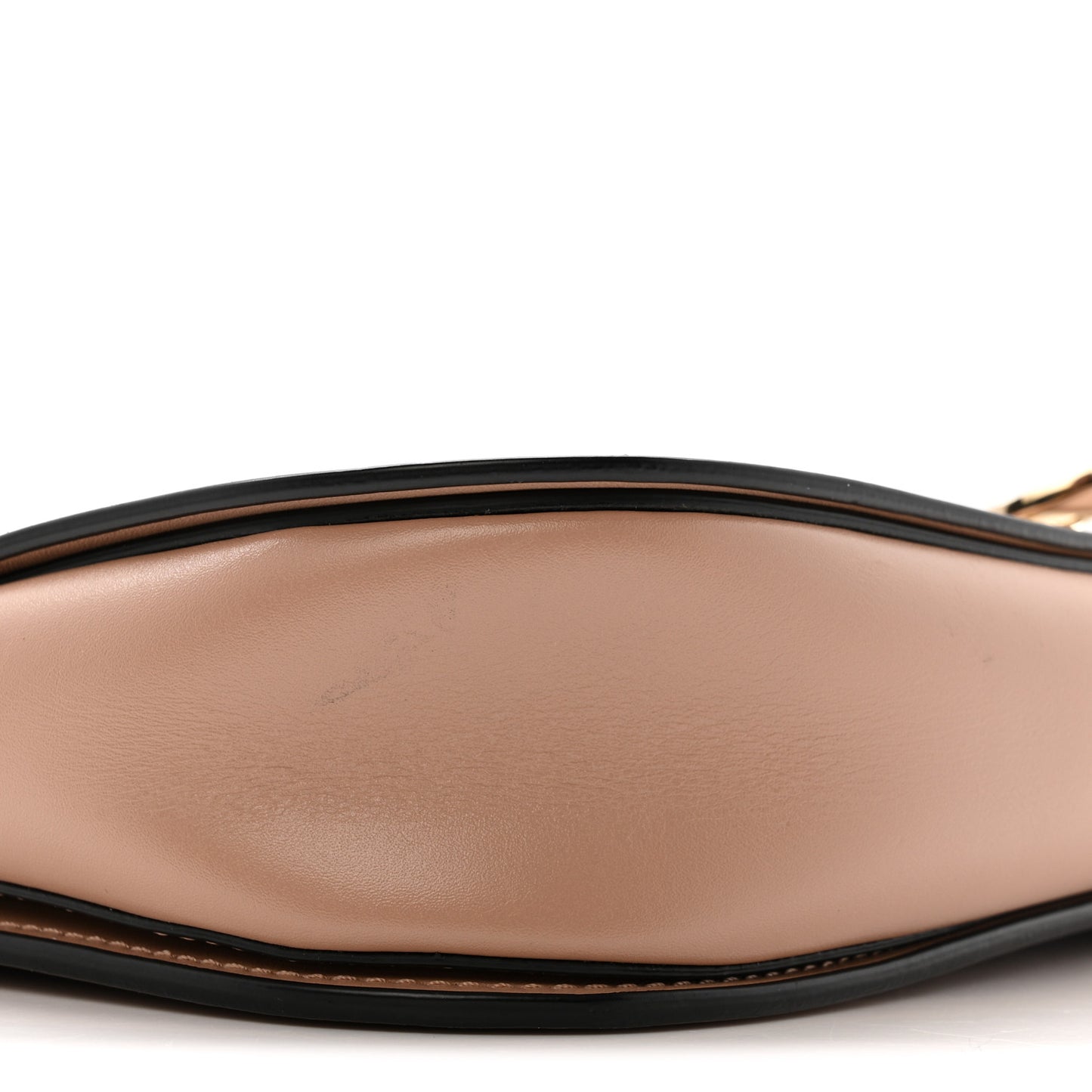Calfskin Rockstud Saddle Bag Poudre