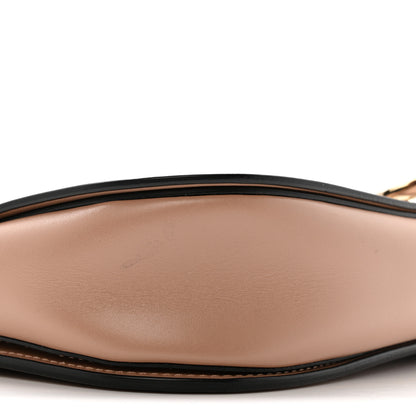 Valentino Garavani Calfskin Rockstud Saddle Bag Poudre 8 of 11