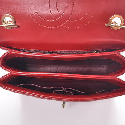 Chanel Lambskin Quilted Small Trendy CC Dual Handle Bag Red 5 of 7
