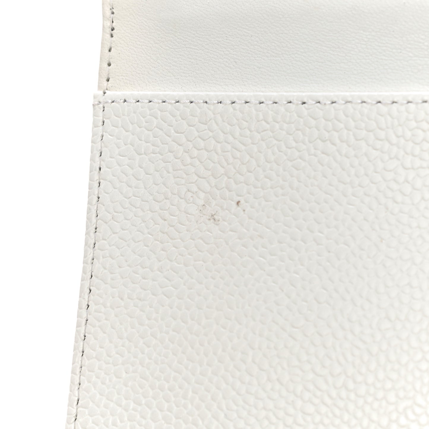 Caviar Timeless CC Wallet on Chain WOC White