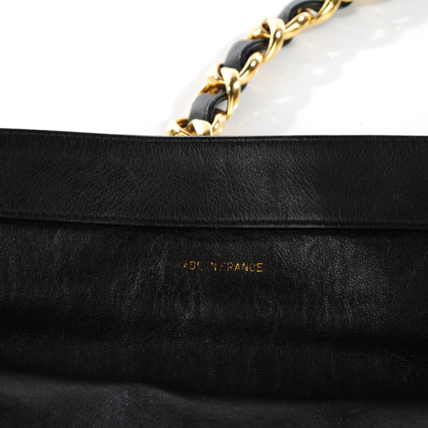 Chanel Lambskin Jumbo Shoulder Bag Black 7 of 8