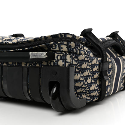 Christian Dior Oblique Small Diortravel Suitcase Blue 8 of 9