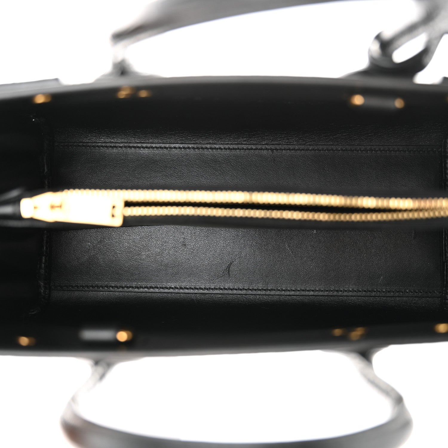 Saint Laurent Calfskin Crocodile Embossed Baby Sac De Jour Black 5 of 10