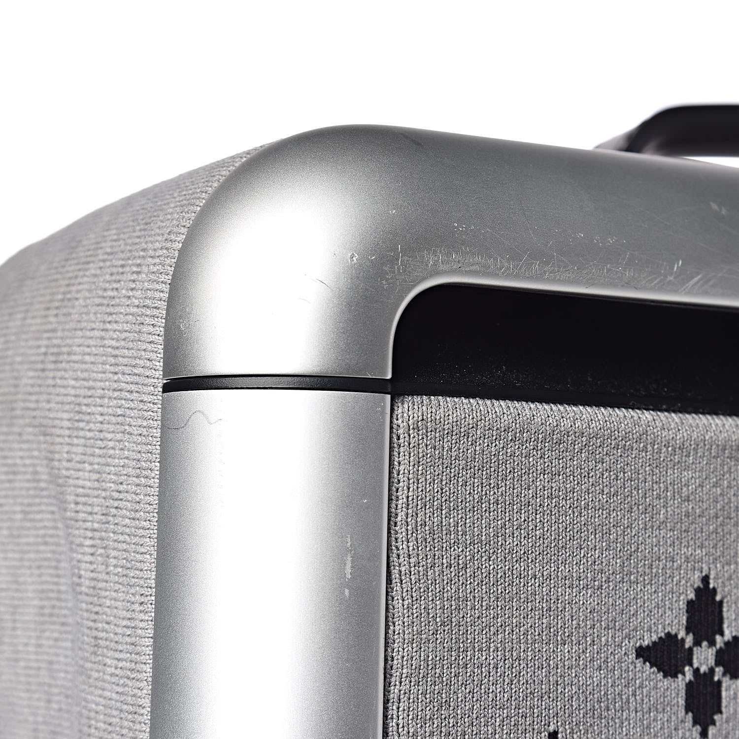 Louis Vuitton Knit Monogram Horizon Soft 55 Suitcase Grey 7 of 18