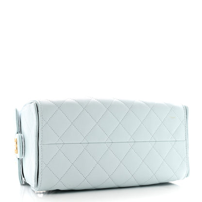 Chanel Caviar Quilted Small Chanel 25 Handbag Light Blue 4 of 13