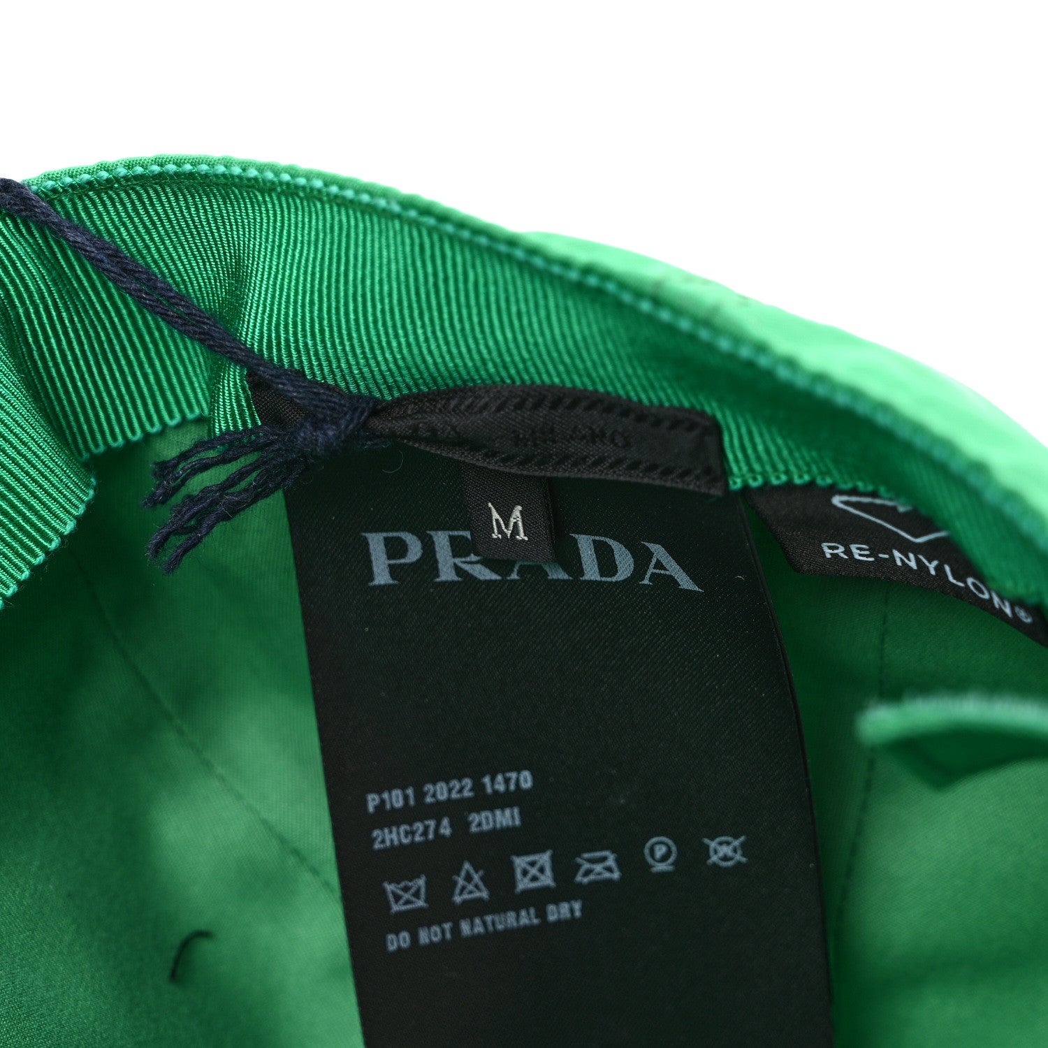 Prada Re-Nylon Mens Baseball Cap M Menta 8 of 8