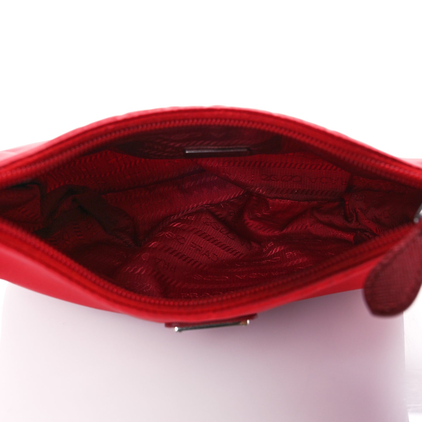 Tessuto Nylon Mini Re-Edition 2000 Bag Rosso
