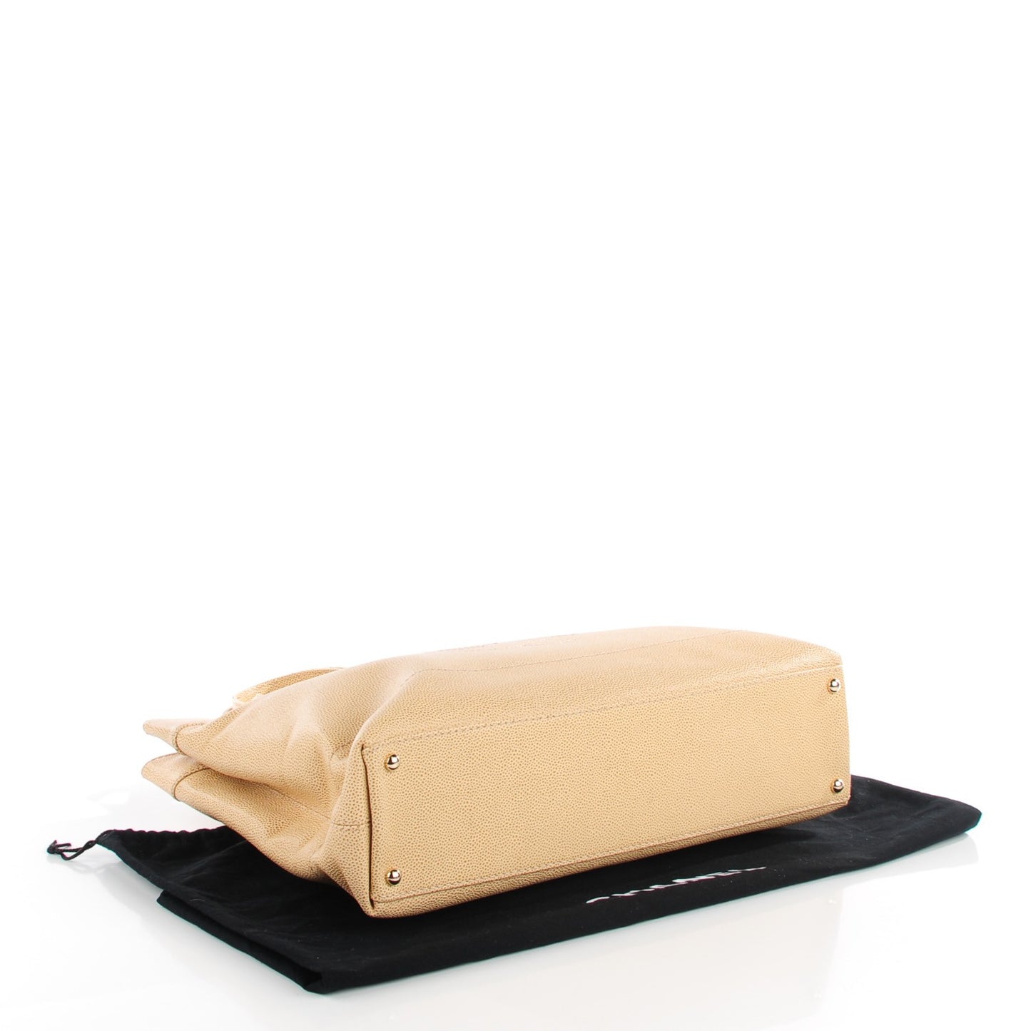 Caviar CC Shoulder Bag Beige