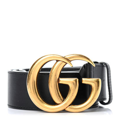 Gucci Calfskin Double G 40mm Belt 70 28 Black 1 of 4