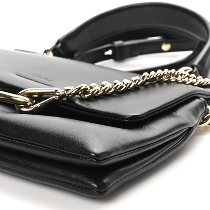 Chloe Lambskin Small Faye Top Handle Bag Black 9 of 9