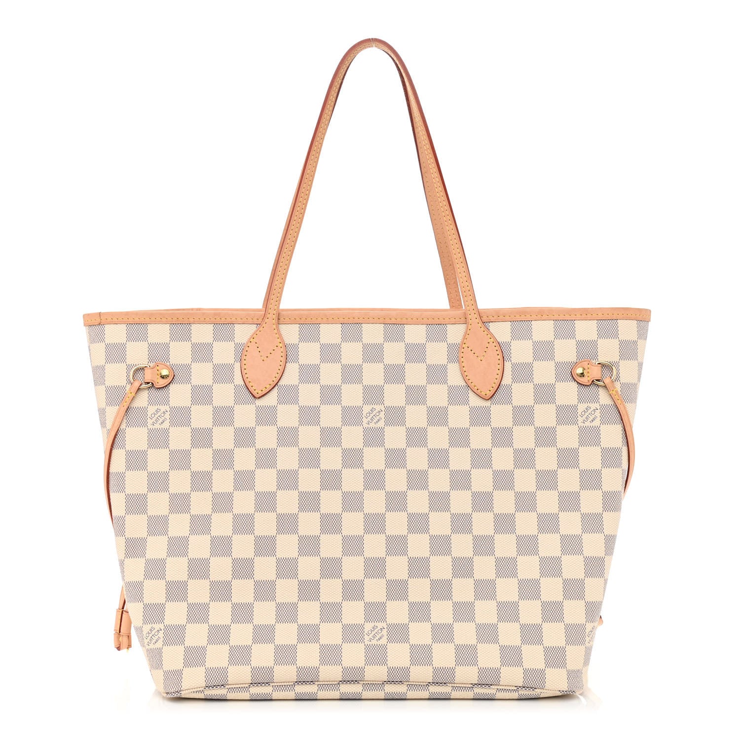 Louis Vuitton Damier Azur Neo Neverfull MM Rose Ballerine 3 of 12