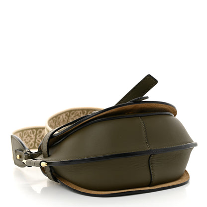 Loewe Calfskin Jacquard Mini Gate Dual Bag Autumn Green 4 of 10