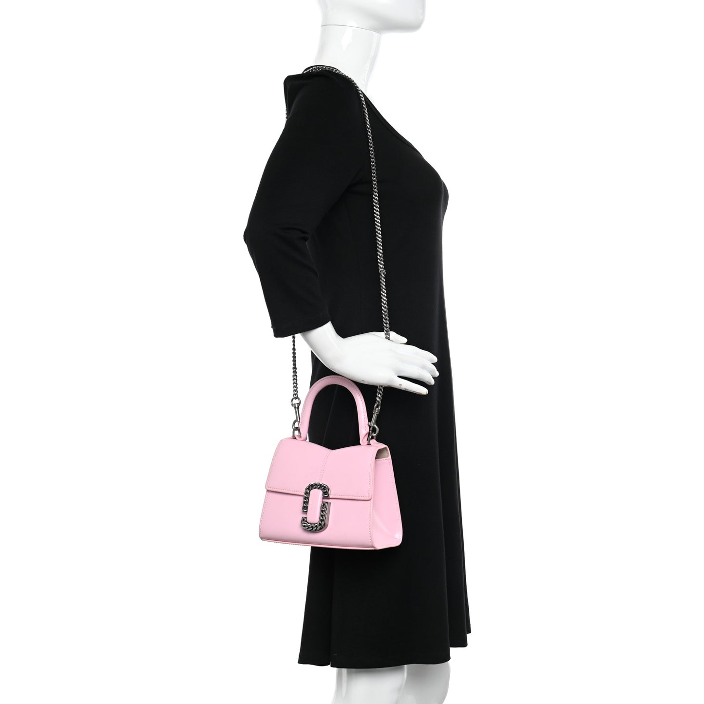 Calfskin Mini Saint Marc Top Handle Pink