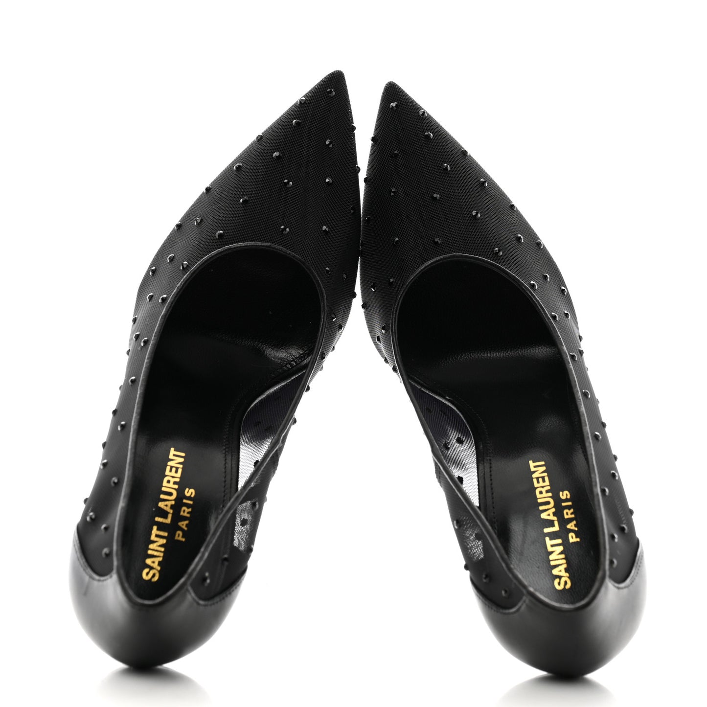 Rhinestone Mesh 105 Anja Pumps 37 Black