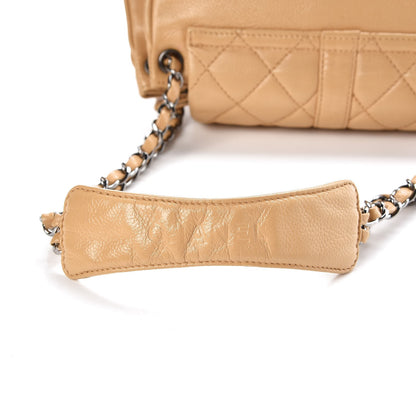 Chanel Caviar Quilted Accordion Mademoiselle Flap Beige 10 of 10