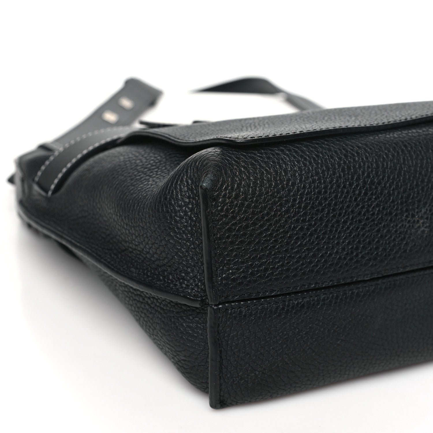 Loewe Grained Calfskin Small Bolso Belt Messenger Bag Black 8 of 12