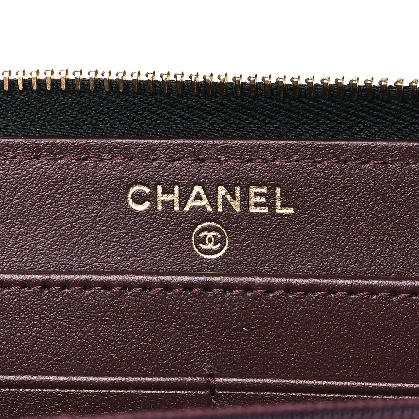 Caviar Quilted Large Gusset Zip Around Wallet Black