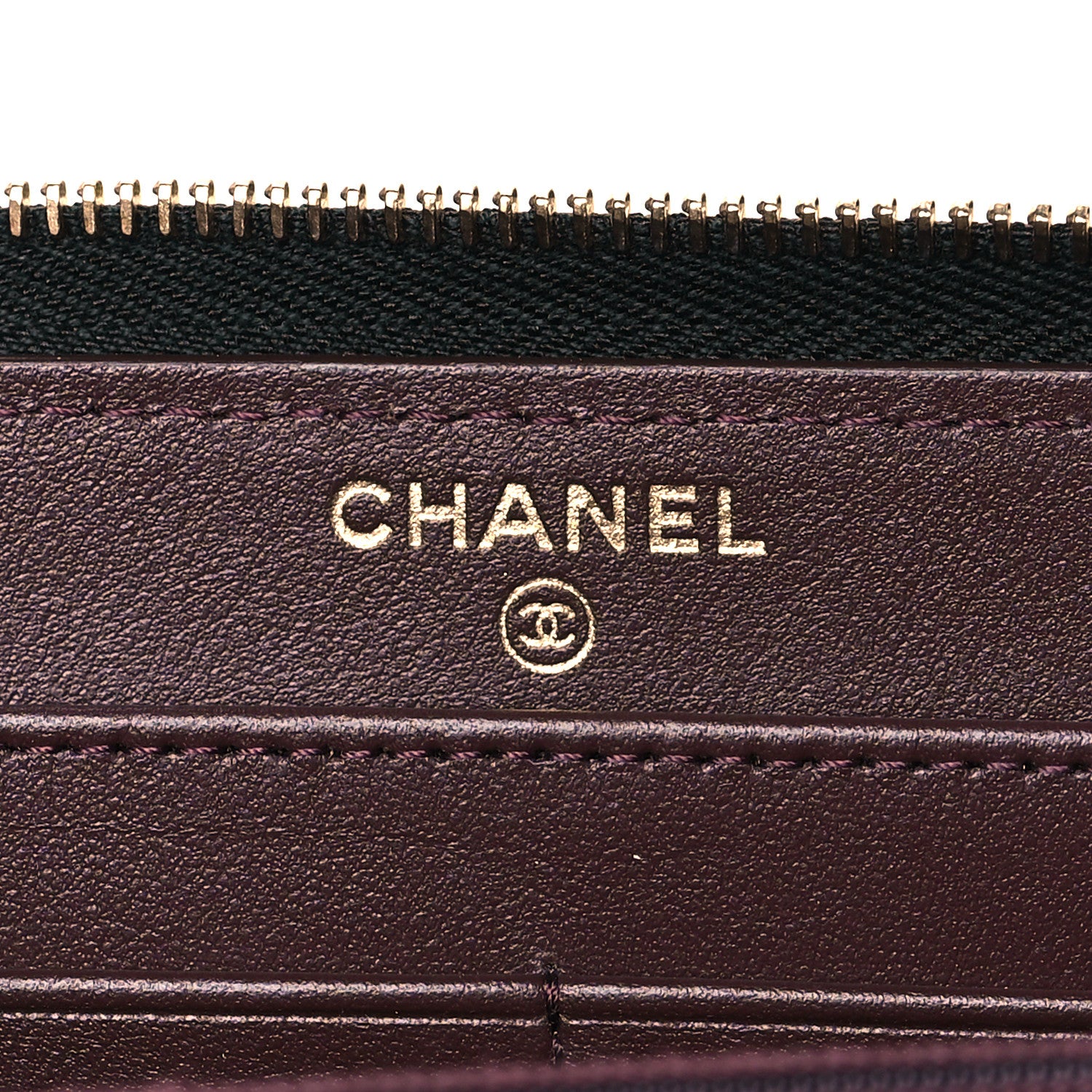 Chanel Caviar Quilted Large Gusset Zip Around Wallet Black 6 of 11