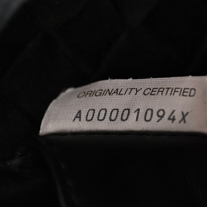 Bottega Veneta Calfskin Intrecciato Zipped Tote Black 9 of 12