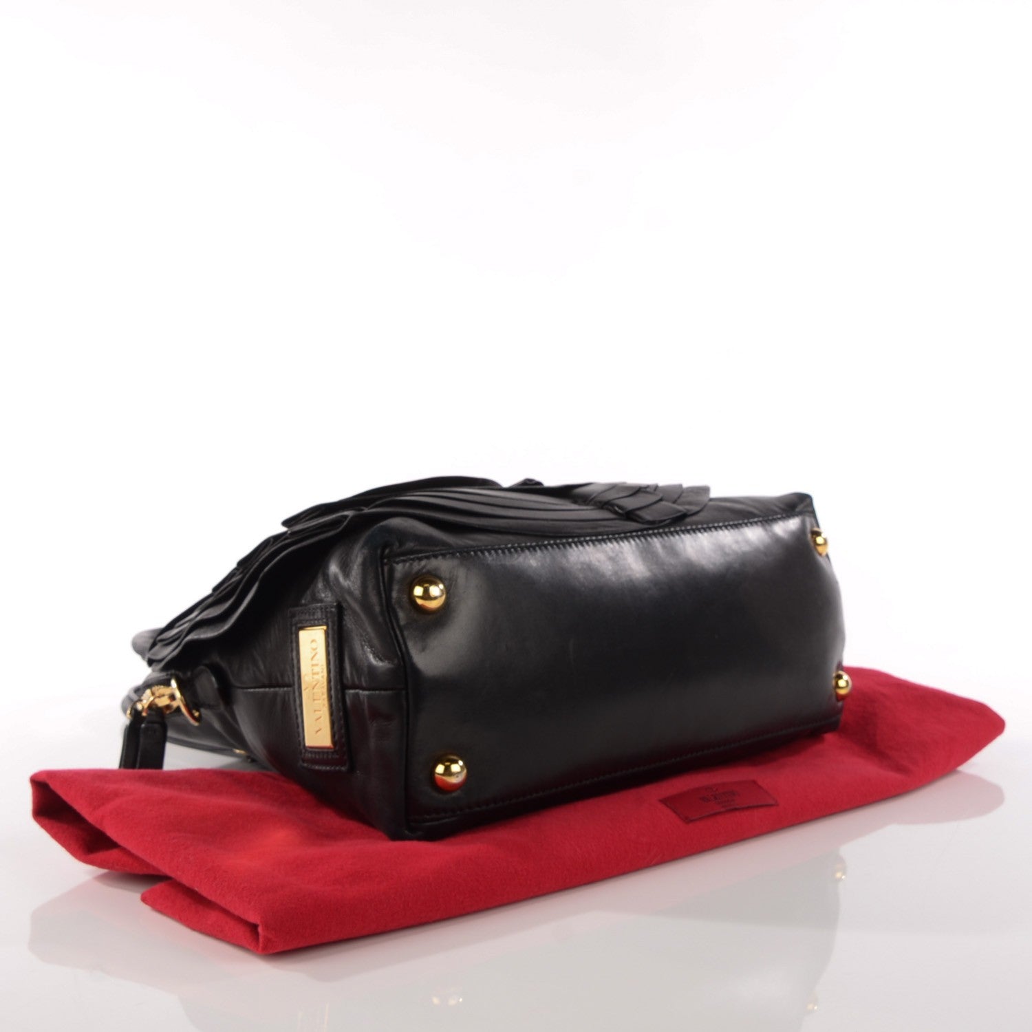 Valentino Garavani Nappa Petale Dome Bag Black 4 of 8
