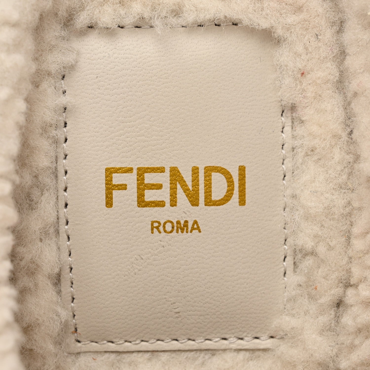 Fendi Suede Shearling Clogs 36 Caramello Latte 8 of 10