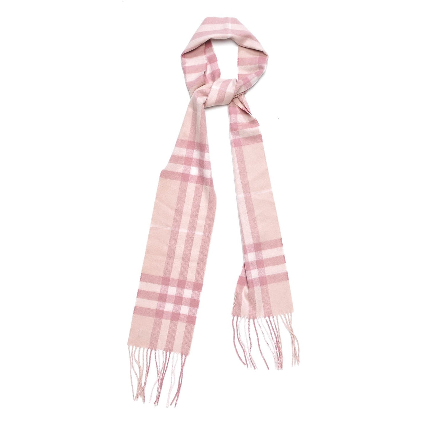 Cashmere Nova Check Scarf Pink